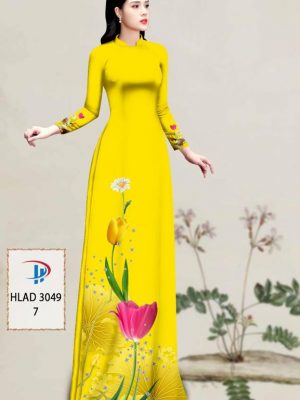 Vải Áo Dài Hoa Tulip AD HLAD3049 37